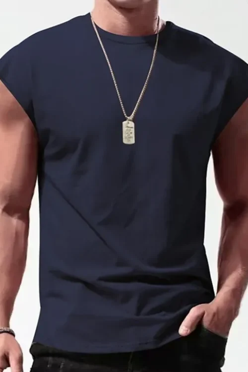 Men’s Solid Color T-shirt Men’s Clothing