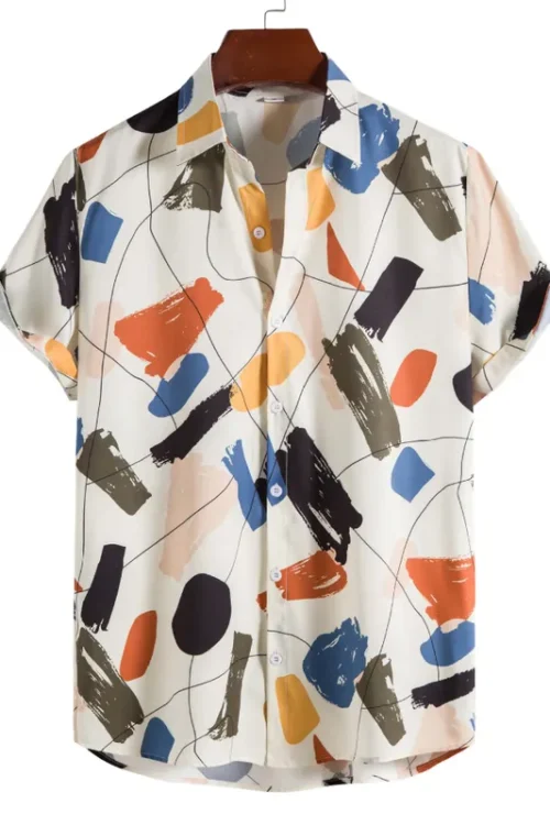 Men’s Printing Printing Shirt Men’s Clothing