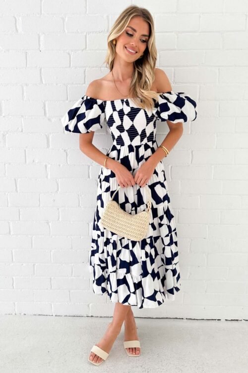 Women’s Regular Dress Elegant Classic Style Boat Neck Short Sleeve Flower Maxi Long Dress Travel Daily