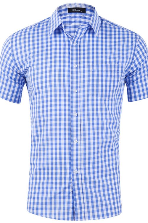 Men’s Plaid Shirt Men’s Clothing