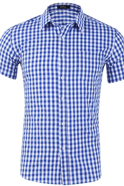 Men’s Plaid Shirt Men’s Clothing