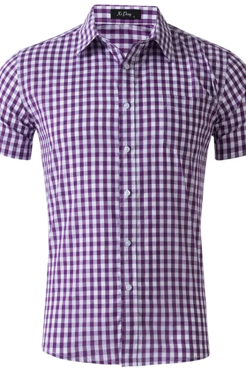 Men’s Plaid Shirt Men’s Clothing