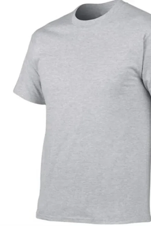 Men’s Solid Color Casual Round Neck Short Sleeve Regular Fit Men’s T-shirt