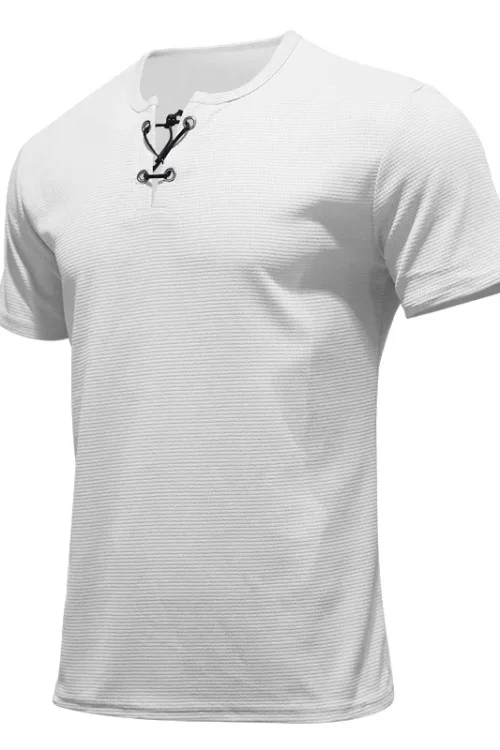 Men’s Solid Color T-shirt Men’s Clothing