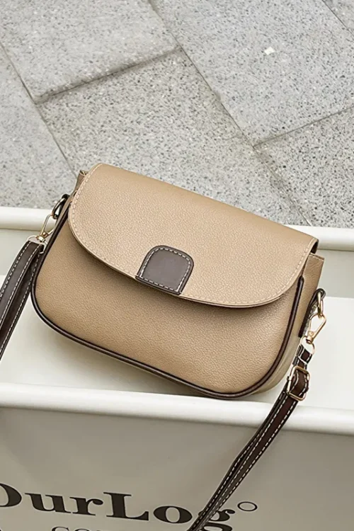 Popular Bag Women’s New Korean Style Fashion Simple Women’s Casual Portable Shoulder Bag Solid Color Crossbody Bag