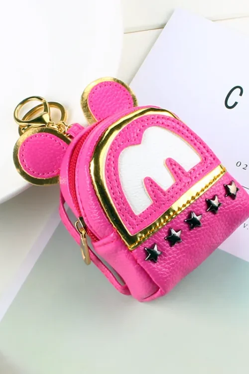 Women’s Cartoon Pure Leather Zipper Coin Purses