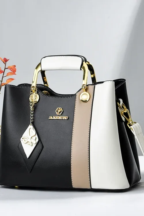 Women’s Large All Seasons Pu Leather Classic Style Handbag