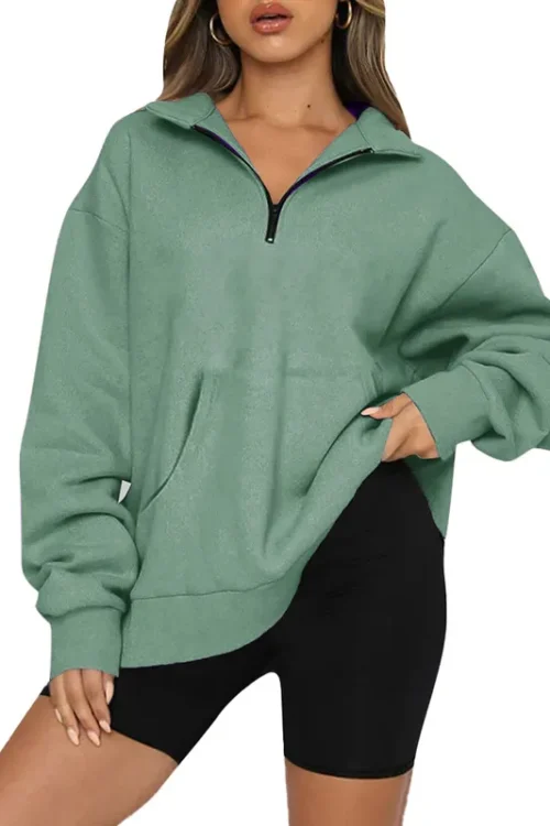 Women’s Hoodie Long Sleeve Hoodies & Sweatshirts Pocket Fashion Solid Color