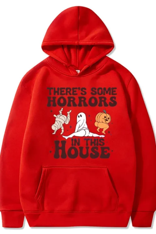 Women’s Hoodie Long Sleeve Hoodies & Sweatshirts Printing Casual Halloween Pattern