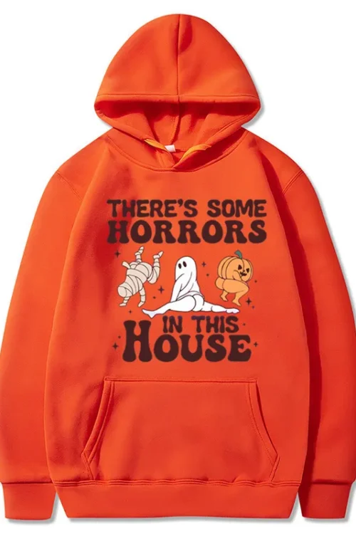 Women’s Hoodie Long Sleeve Hoodies & Sweatshirts Printing Casual Halloween Pattern